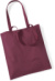 Bavlnená taška "Bag for Life" - Westford Mill, farba - burgundy, veľkosť - Onesize