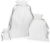 Bavlnené vrecúško s darčekovou stuhou - Westford Mill, farba - soft white/light grey, veľkosť - L