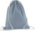 Bavlnené vrece sťahovacie - Westford Mill, farba - dusty blue, veľkosť - Onesize