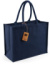 Jutová nákupná taška "Classic" - Westford Mill, farba - navy/navy, veľkosť - Onesize