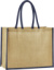 Jutová nákupná taška "Classic" - Westford Mill, farba - natural/navy, veľkosť - Onesize