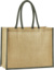 Jutová nákupná taška "Classic" - Westford Mill, farba - natural/olive green, veľkosť - Onesize
