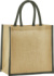 Jutová nákupná taška Mini - Westford Mill, farba - natural/olive green, veľkosť - Onesize