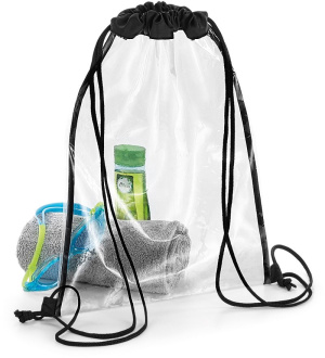 Priehľadný vak na chrbát
