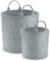 Plstený úložný kôš - Bag Base, farba - grey melange, veľkosť - M