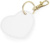 Prívesok na kľúče v tvare srdca "Boutique" - Bag Base, farba - soft white, veľkosť - Onesize