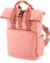 Mini rolovací batoh s dvoma rúčkami - Bag Base, farba - blush pink, veľkosť - Onesize