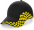 5-panelová šiltovka "Grand Prix" - Beechfield, farba - black/yellow, veľkosť - Onesize