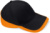 5-panelová tímová šiltovka pre pretekárov - Beechfield, farba - black/orange, veľkosť - Onesize