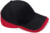 5-panelová tímová šiltovka pre pretekárov - Beechfield, farba - black/classic red, veľkosť - Onesize