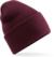 Pletená čiapka "Original" s dlhým lemom - Beechfield, farba - burgundy, veľkosť - Onesize