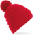 Pletená čiapka "Thermal Snowstar®" - Beechfield, farba - classic red, veľkosť - Onesize