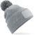 Pletená čiapka Snowstar® - Beechfield, farba - heather grey/black, veľkosť - Onesize