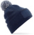 Pletená čiapka Snowstar® - Beechfield, farba - french navy/light grey, veľkosť - Onesize
