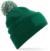 Pletená čiapka Snowstar® - Beechfield, farba - bottle green/off white, veľkosť - Onesize