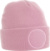 Čiapka s kruhovou nášivkou - Beechfield, farba - dusky pink, veľkosť - Onesize
