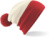 Dvojfarebná pletená čiapka s brmbolcom - Beechfield, farba - off white/bright red, veľkosť - Onesize