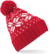 Čiapka Snowstar® s nórskym vzorom - Beechfield, farba - classic red/white, veľkosť - Onesize