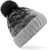 Pletená čiapka "Ombré" - Beechfield, farba - black/light grey, veľkosť - Onesize