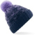 Pletená čiapka "Ombré" - Beechfield, farba - lavender/french navy, veľkosť - Onesize