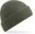 Vodoodpudivá pletená čiapka s manžetou - Beechfield, farba - olive green, veľkosť - Onesize