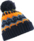 Pletená čiapka s brmbolcom "Retro Ski" - Beechfield, farba - blazing blue, veľkosť - Onesize