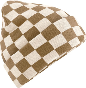 Pletená čiapka "Checkerboard"