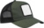 5-panelová šiltovka trucker s nášivkou - Beechfield, farba - olive green/black, veľkosť - Onesize