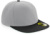 5-panelová šiltovka s rovným šiltom - Beechfield, farba - grey/black, veľkosť - Onesize