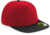 5-panelová šiltovka s rovným šiltom - Beechfield, farba - classic red/black, veľkosť - Onesize