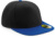 5-panelová šiltovka s rovným šiltom - Beechfield, farba - black/bright royal, veľkosť - Onesize