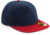 5-panelová šiltovka s rovným šiltom - Beechfield, farba - french navy/classic red, veľkosť - Onesize