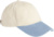 6-panelová nízkoprofilová šiltovka s kontrastnými prvkami - Beechfield, farba - natural/vintage light blue, veľkosť - Onesize