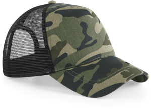 5-panelová šiltovka Trucker "Camo"