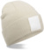Šiltovka s nášivkou - Beechfield, farba - oatmeal/white, veľkosť - Onesize