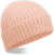 Detská pletená čiapka z biobavlny - Beechfield, farba - peach, veľkosť - Onesize
