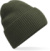 Dlhá pletená čiapka s manžetou - Beechfield, farba - olive green, veľkosť - Onesize