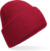 Pletená čiapka s vyhrnutým lemom "Recycled" - Beechfield, farba - classic red, veľkosť - Onesize