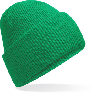 Pletená čiapka s vyhrnutým lemom "Recycled"