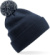 Detská pletená čiapka "Snowstar®" - Beechfield, farba - french navy/light grey, veľkosť - Onesize
