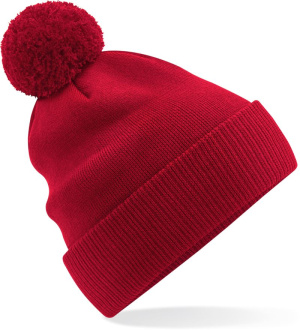 Pletená bio čiapka s brmbolcom "Snowstar®"