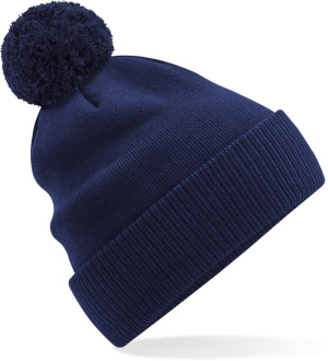 Pletená bio čiapka s brmbolcom "Snowstar®"