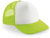 Detská 5-panelová šiltovka so sieťkou - Beechfield, farba - lime green/white, veľkosť - Onesize