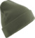 Pletená čiapka z biobavlny - Beechfield, farba - olive green, veľkosť - Onesize