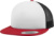 5-panelová penová šiltovka - Flexfit, farba - red/white/black, veľkosť - Onesize