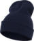 Dlhá pletená čiapka - Flexfit, farba - navy, veľkosť - Onesize
