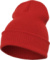 Dlhá pletená čiapka - Flexfit, farba - red, veľkosť - Onesize