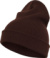 Dlhá pletená čiapka - Flexfit, farba - brown, veľkosť - Onesize