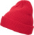 Dlhá pletená čiapka - Flexfit, farba - red, veľkosť - Onesize