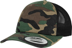 5-panelová šiltovka Trucker "Camo"